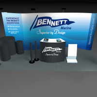 Rendering Of Trade Show Booth