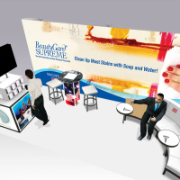 Rendering Of Trade Show Booth
