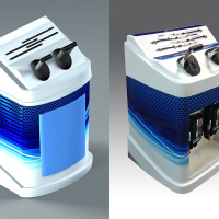 Rendering Of Boat Equipment Trade Show Display