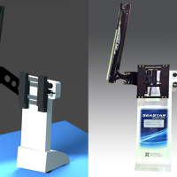 Rendering Of Boat Equipment Trade Show Display