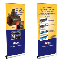 2 Trade Show Banner Stands