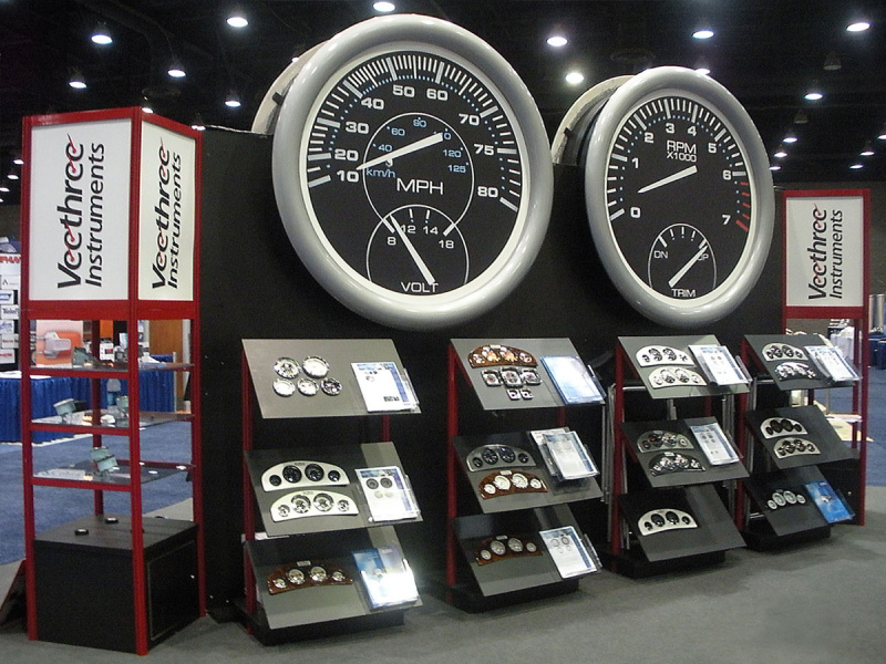 Large trade show booth