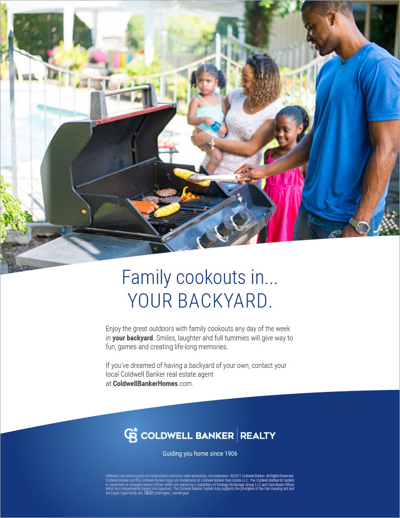 A family cooking out on the grill