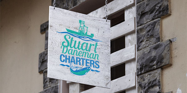 Stuart Daneman Charters sign