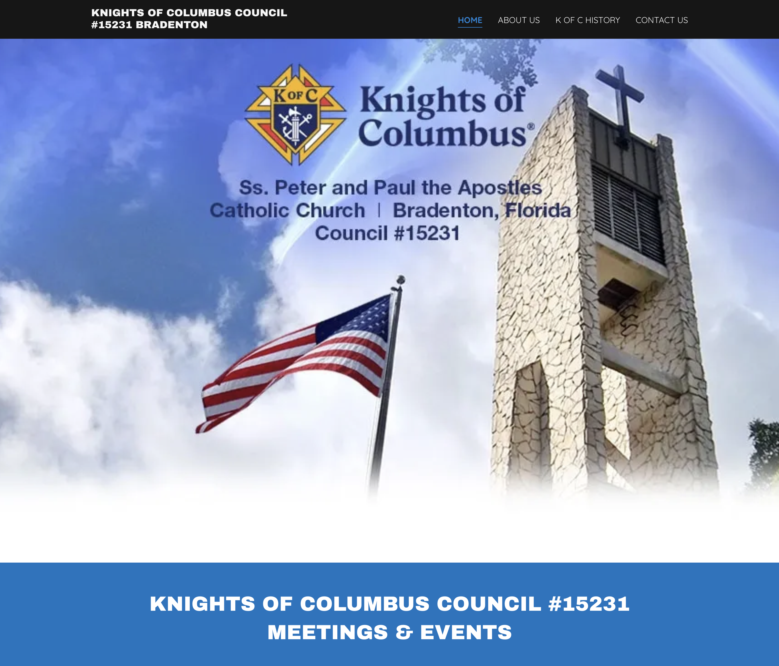 Knights of Columbus 15231 website